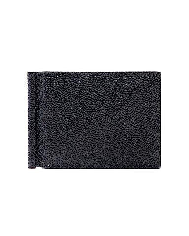 Pebble Grain Money Clip Wallet