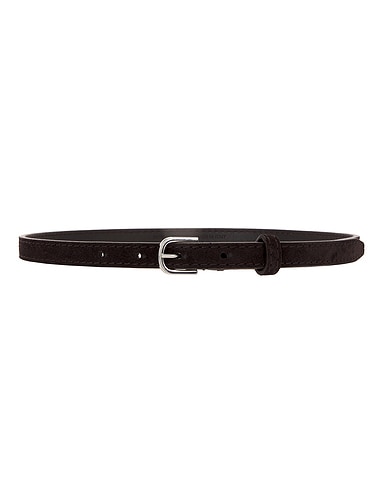 Thin Suede Trouser Belt