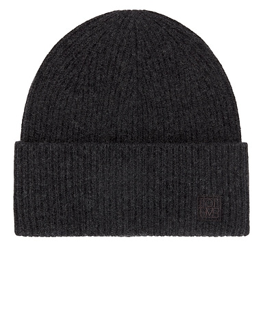 Ribbed Wool Beanie