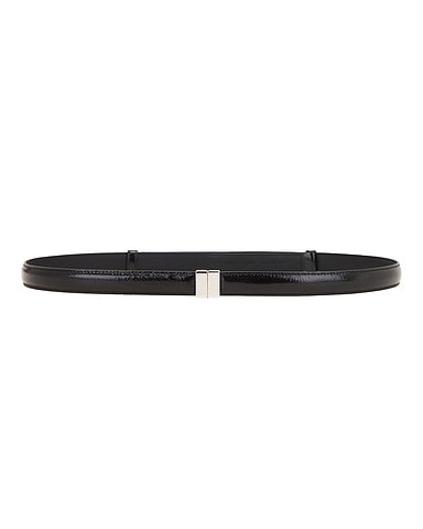 Slide Clasp Naplack Leather Belt