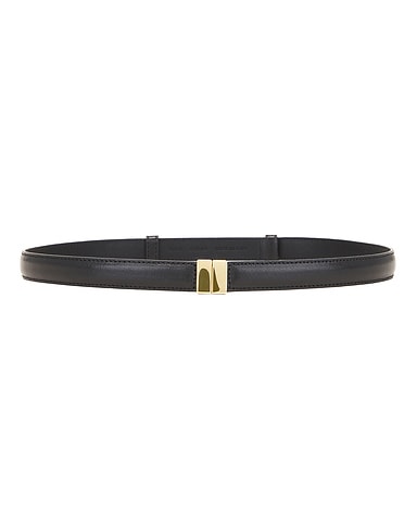 Slide Clasp Leather Belt