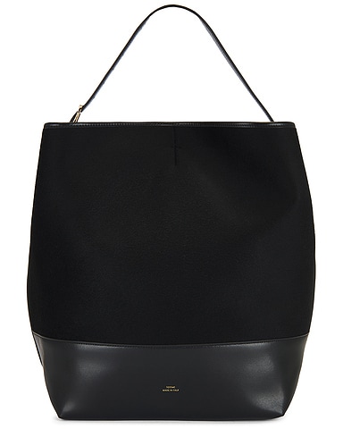 Belted Double Tote Bag