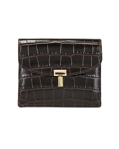 T-Lock Croco Embossed Cardholder