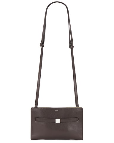 Belted Leather Crossbody Bag