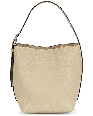 Petite Belted Grained Leather Tote Bag