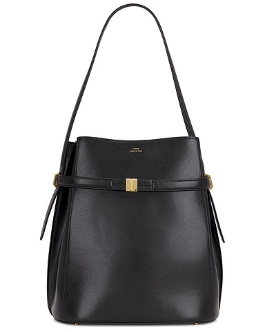 Belted Bucket Bag