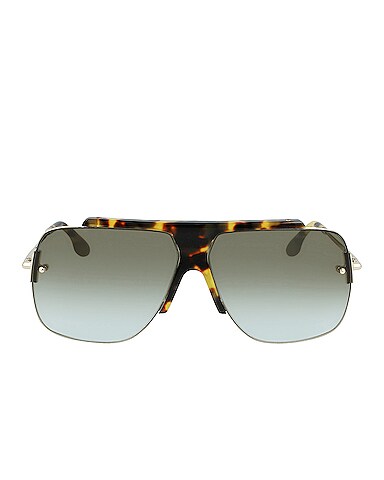 Combination Rimless Square Sunglasses