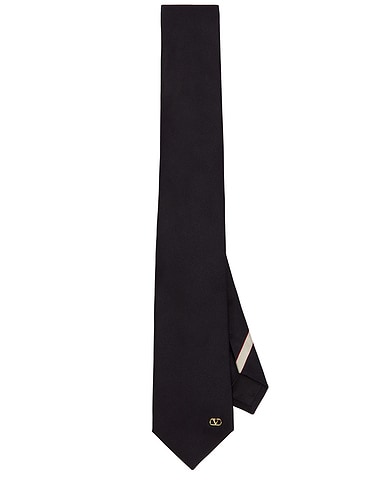 V Logo Tie