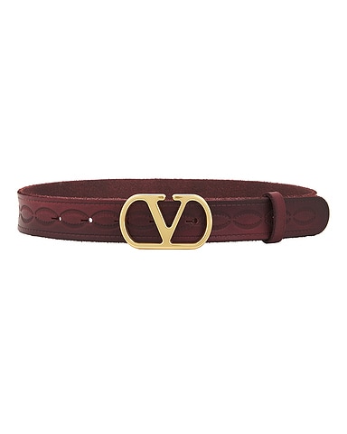 V Logo Signature 30 Belt