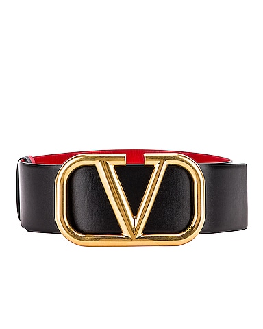 Valentino Garavani Garavani VLogo Leather Belt