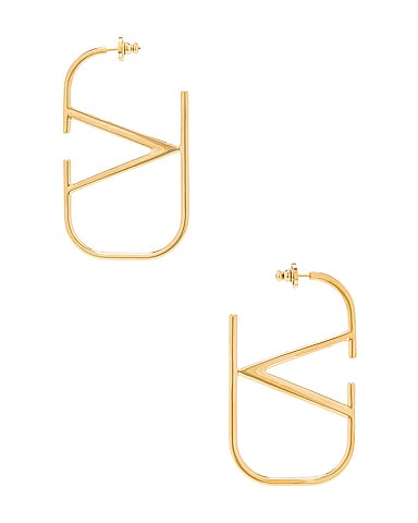 V Logo Signature Earrings