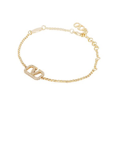V Logo Signature Bracelet