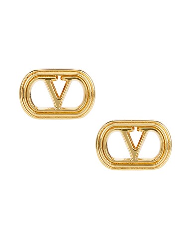 Ovalette Logo Earrings