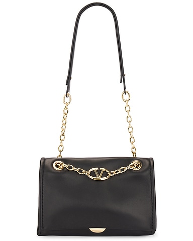 V Logo Chain Small Shoulder Bag