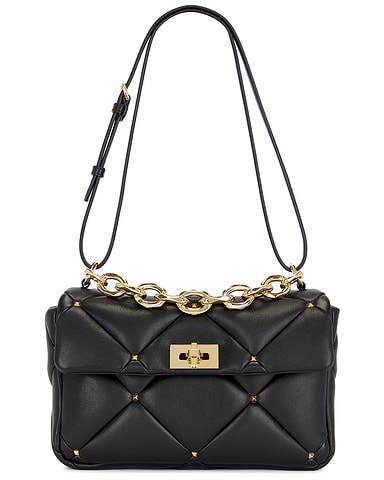 Roman Stud Shoulder Bag