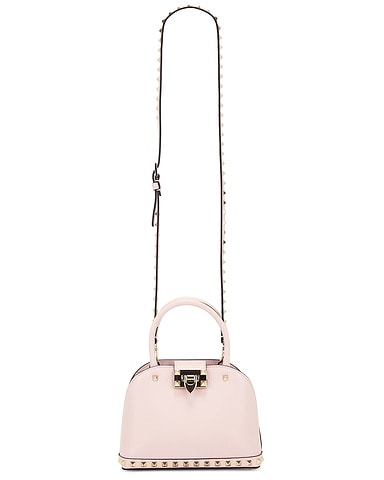 Rockstud Small Double Handle Bag