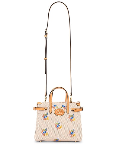 Antibes Flower Bouquet Small Tote Bag