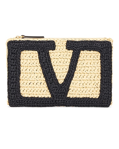 Viva Superstar Crochet Medium Flat Pouch