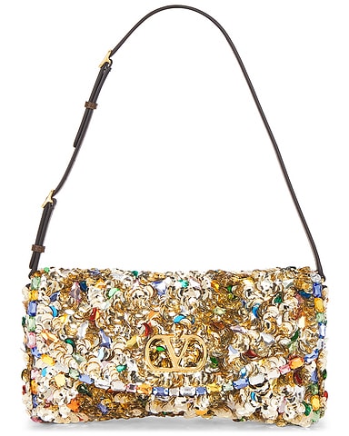 Vain Soft Ric Sequins Clutch