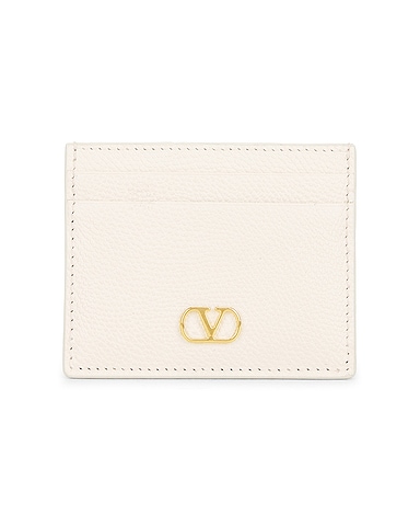 V Logo Signature Card Holder