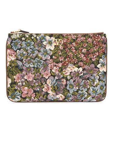 VLogo Signature Medium Flat Pouch