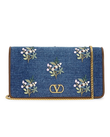 V Logo Signature Mini Bag