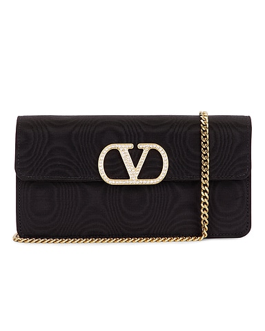 Vlogo Signature Wallet With Strap