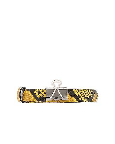 Thin Python Paper Clip Belt