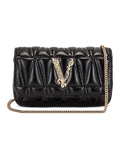 Quilted V Shoulder Bag