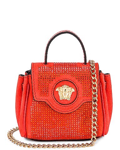 Medusa Strass Top Handle Bag