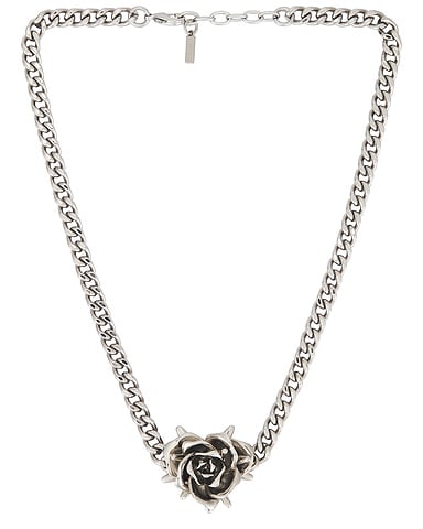 Spiky Rose Necklace
