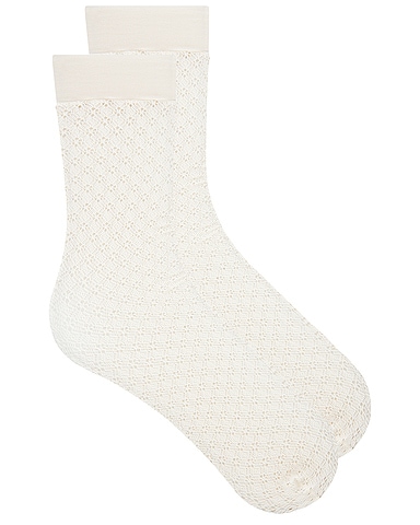 Blossom Net Knee High Socks
