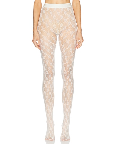 Rose Net Tights