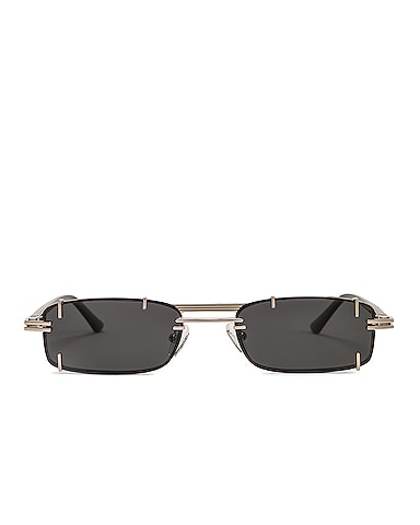 Pronged Rectangular Sunglasses
