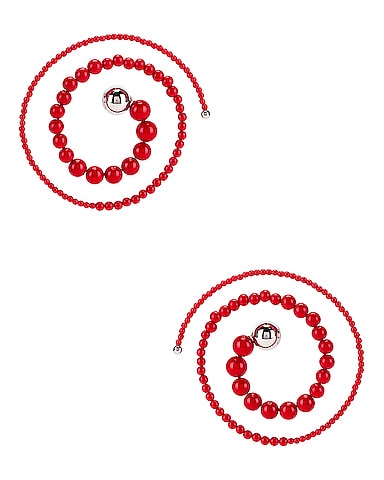 Spiral Bead Earrings