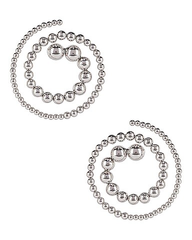 Pearl Spiral Earrings