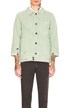 Visvim Benny Crash Jacket in Light Green | FWRD