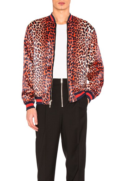 Reversible Leopard Souvenir Jacket
