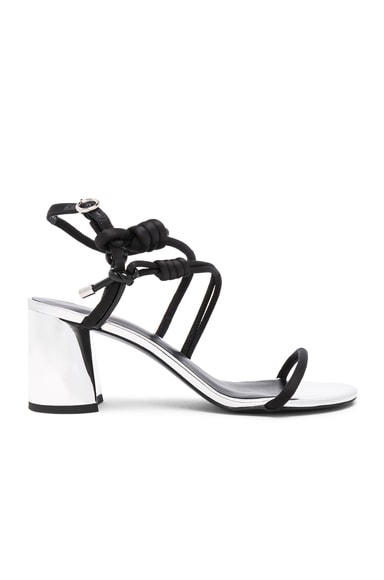 Strappy Leather Drum Heels