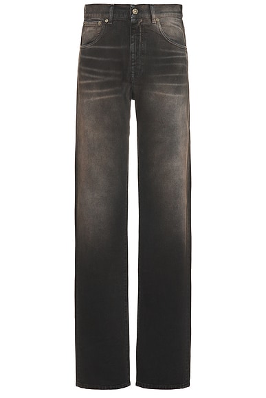 Black Stagger Streamline Arch Jeans by C2H4 on Sale