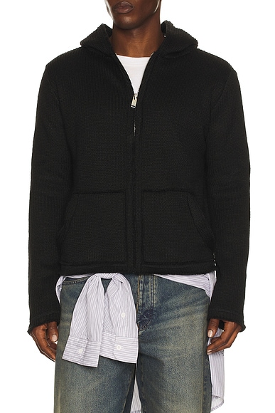 424 Baby Hoodie in Black