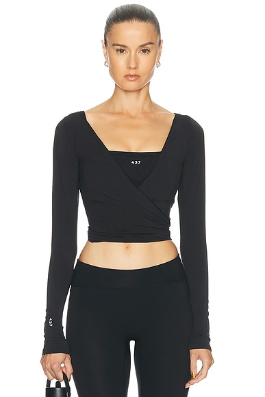 The Ballet Wrap Top