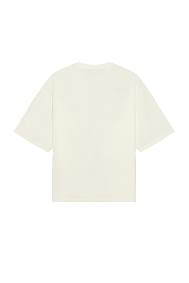 Shop 4sdesigns Woven T-shirt In Off White