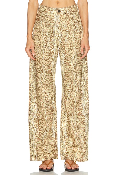 Boa Mid Rise Wide Leg