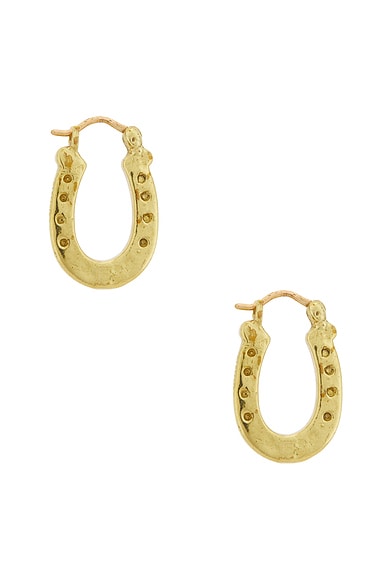Django Horseshoe Stud Earrings