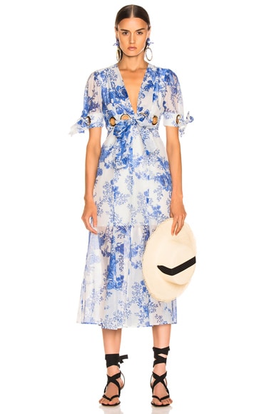 Alice McCall Only Everything Midi Dress in Ocean | FWRD