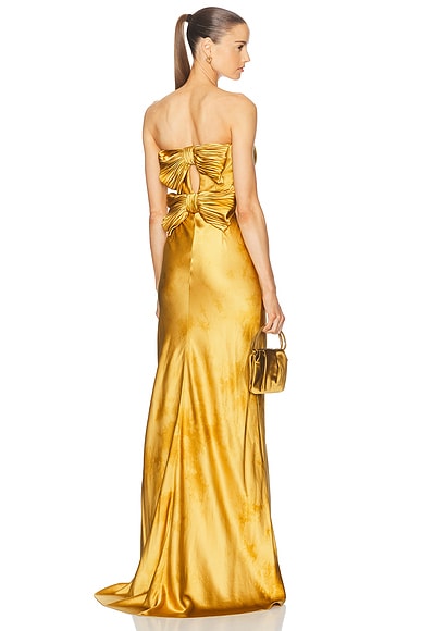 Bustier Bow Gown