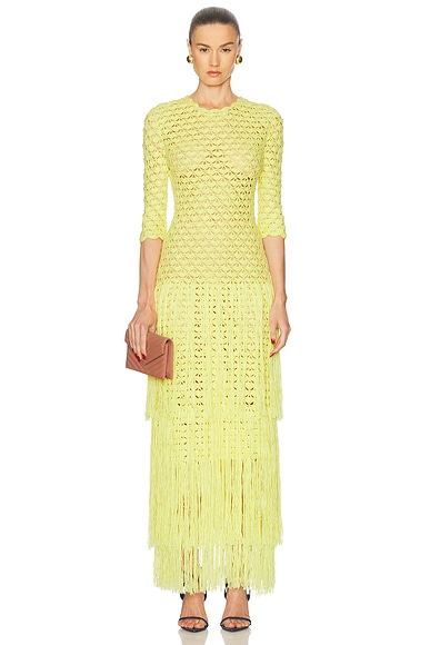 Crochet Dress With Fringe