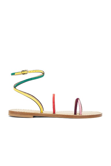 Amanu Constantia Sandal in Rainbow