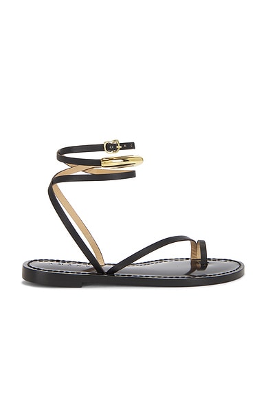 Amanu The Kalahari Sandal in Black